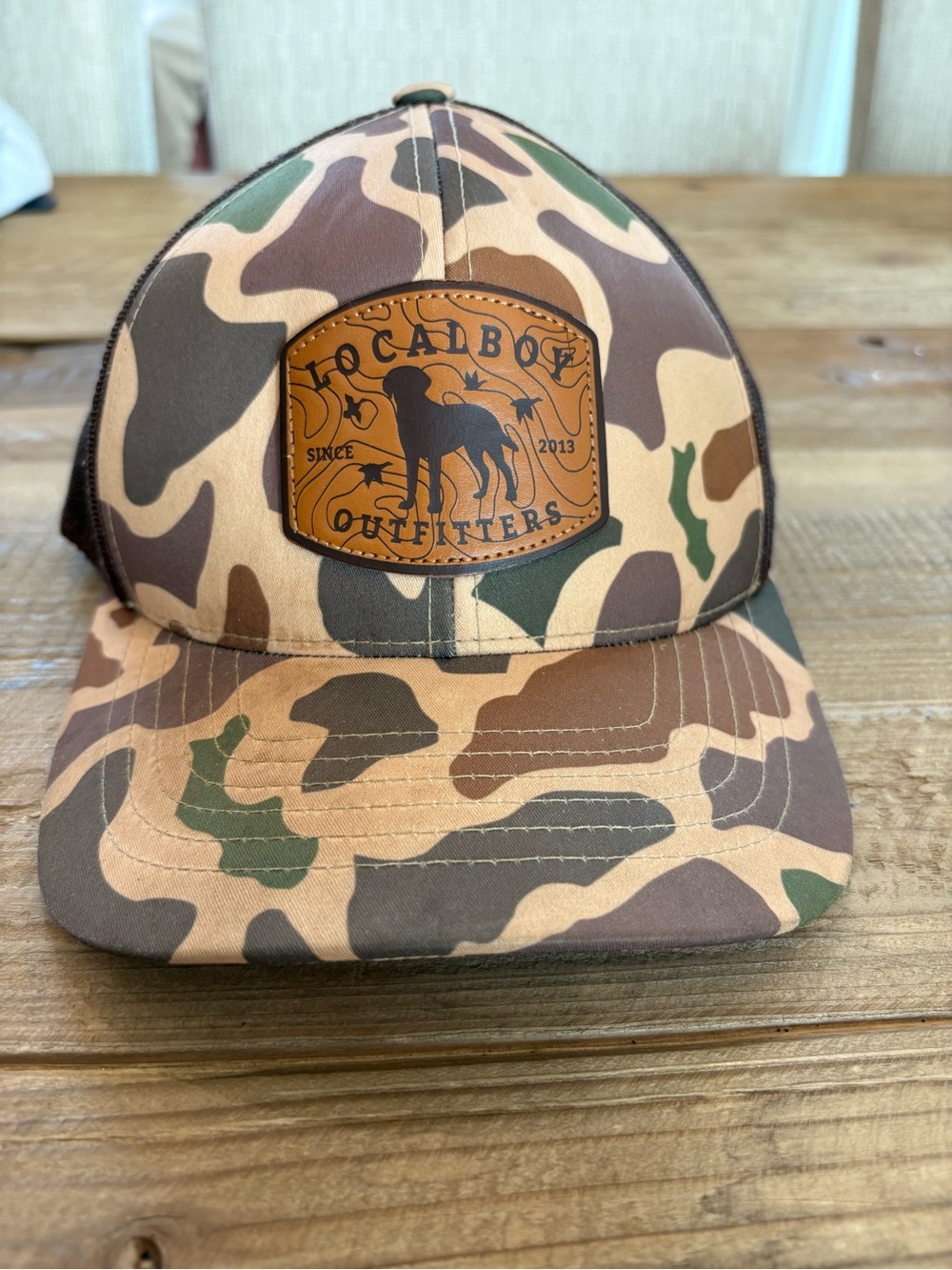Local Boy Outfitters Camo Trucker Hat - Brown/Green